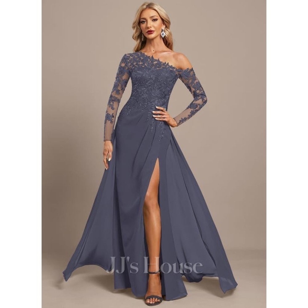 JJ's House NWT Voncile‎ Overskirt Chiffon Maxi Dress Size 8 Bridesmaid FairyCore